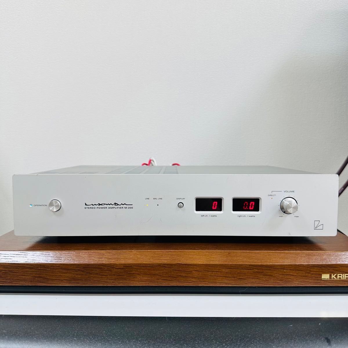 完全動作品 ラックスマン Luxman M-200 ステレオパワーアンプ 完全動作品 ラックスマン Luxman M-200 ステレオパワーアンプ