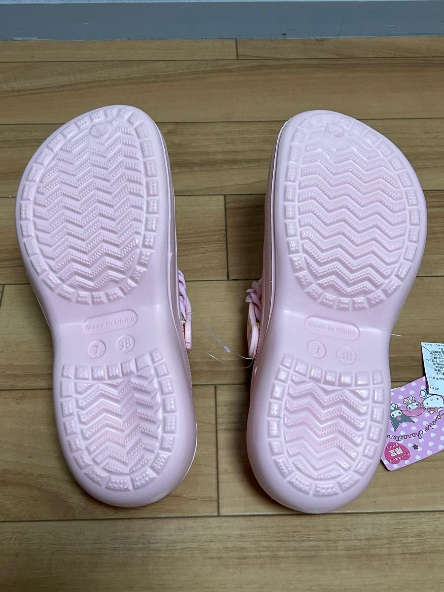 サンリオ マイメロディ サンダル クロックス ドンキ限定 厚底 サンリオ マイメロディ サンダル クロックス ドンキ限定 厚底