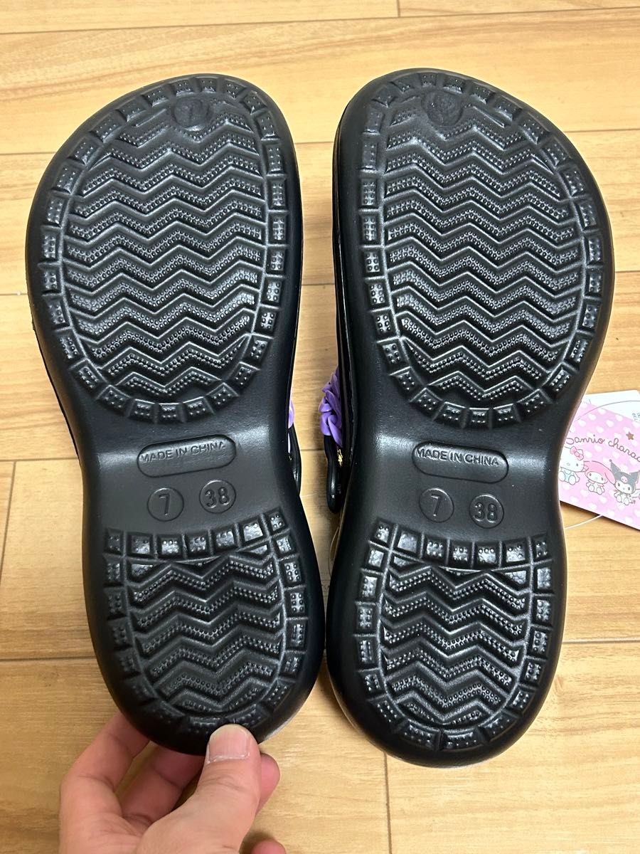 未使用 タグ付】サンリオ クロミ ドンキ限定 厚底サンダル L 未使用 タグ付】サンリオ クロミ ドンキ限定 厚底サンダル L