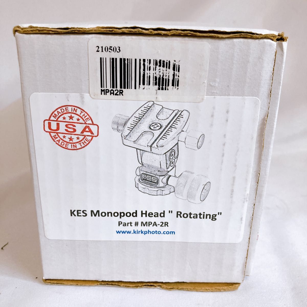 美品 KIRK MPA-2R 一脚用雲台 回転式クランプ KES Monopod Head 美品 KIRK MPA-2R 一脚用雲台 回転式クランプ KES Monopod Head