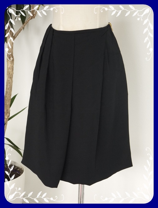 ◆ Emirio Pucci ◆ [красивые товары в переводе] Черная юбка (38) Plain