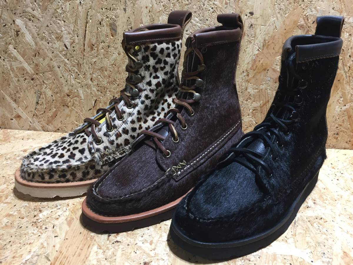 BEAMS 別注 YUKETEN Maine Guide Boots ハラコ レザー コラボ 別注