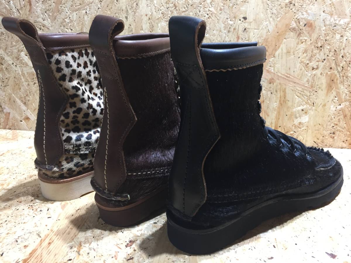 BEAMS 別注 YUKETEN Maine Guide Boots ハラコ レザー コラボ 別注