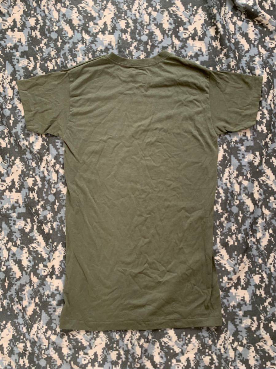 米軍 海兵隊 実物 放出品 Tシャツ サイズ S DUKE USA シンプル 無地 USMC サバゲー女子 アウトドア 美品 T_画像3
