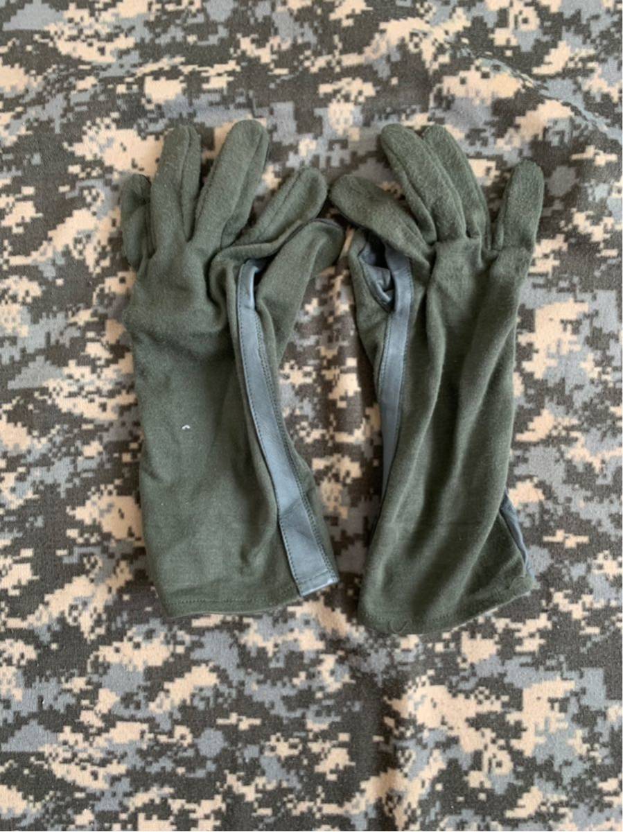 米軍 実物 放出品 フライヤーズグローブ 夏用 FLYER GLOVES SUMMER EMPIRE GLOVE サイズ 11 グローブ 手袋 USA 緑 T_画像2