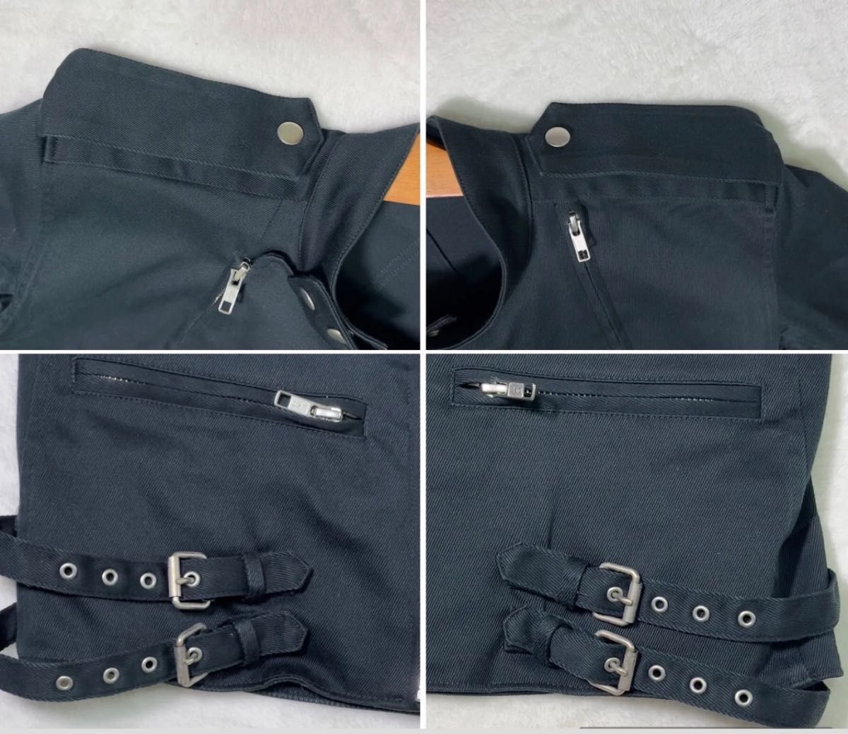 美品 LAD MUSICIAN コットン ライダースジャケット ダブル 美品 LAD MUSICIAN コットン ライダースジャケット ダブル