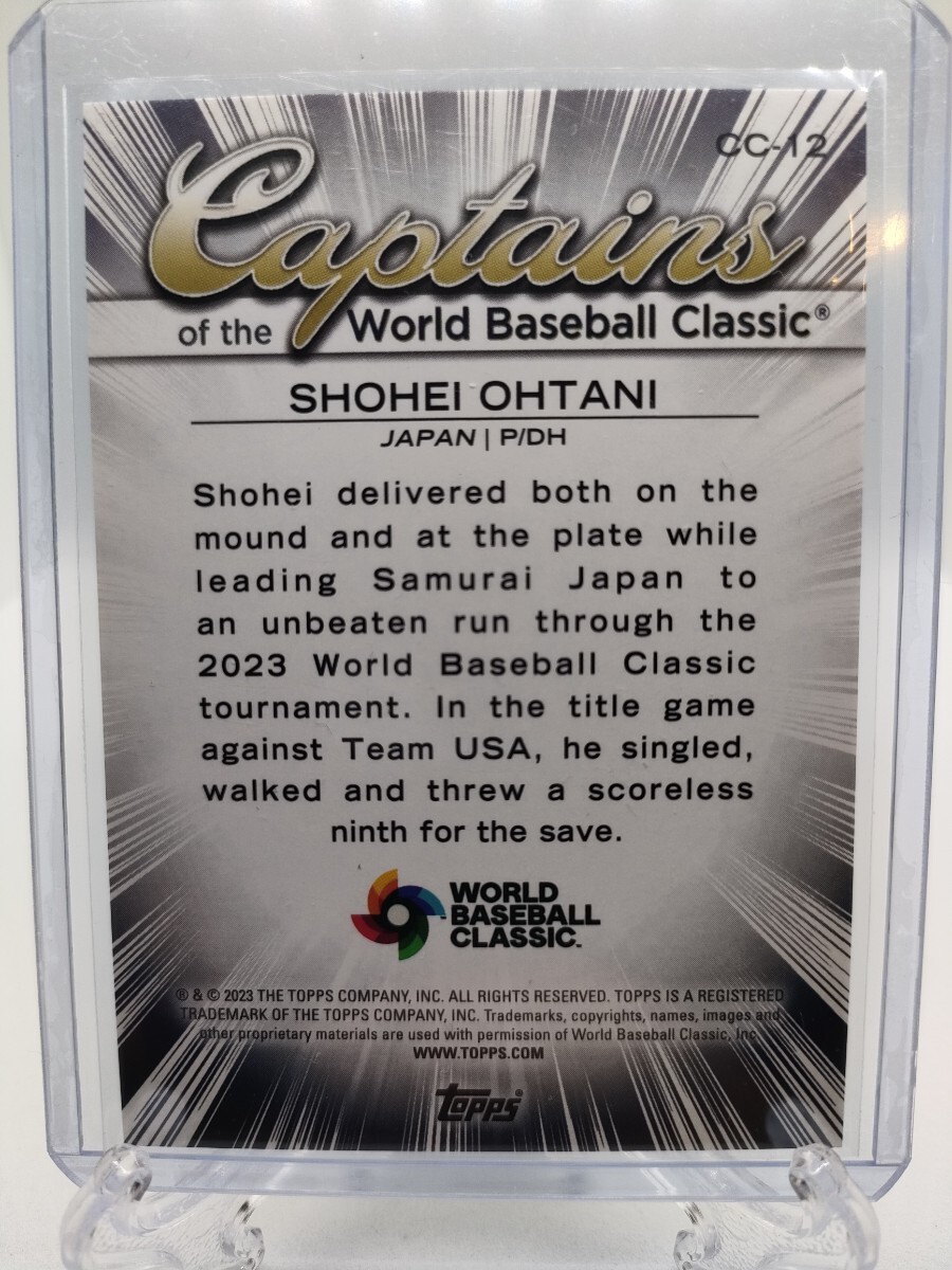 【祝☆地区優勝／超人気カード】大谷翔平 - 2023 Topps WBC #CC-12 Captains of the Classic