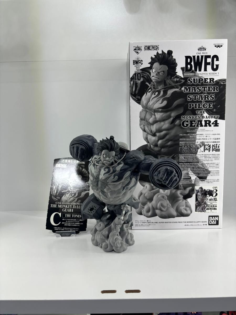 BWFC SMSP ONEPIECE ルフィ ギヤ4 C賞 白黒トーン彩色 BWFC SMSP ONEPIECE ルフィ ギヤ4 C賞 白黒トーン彩色