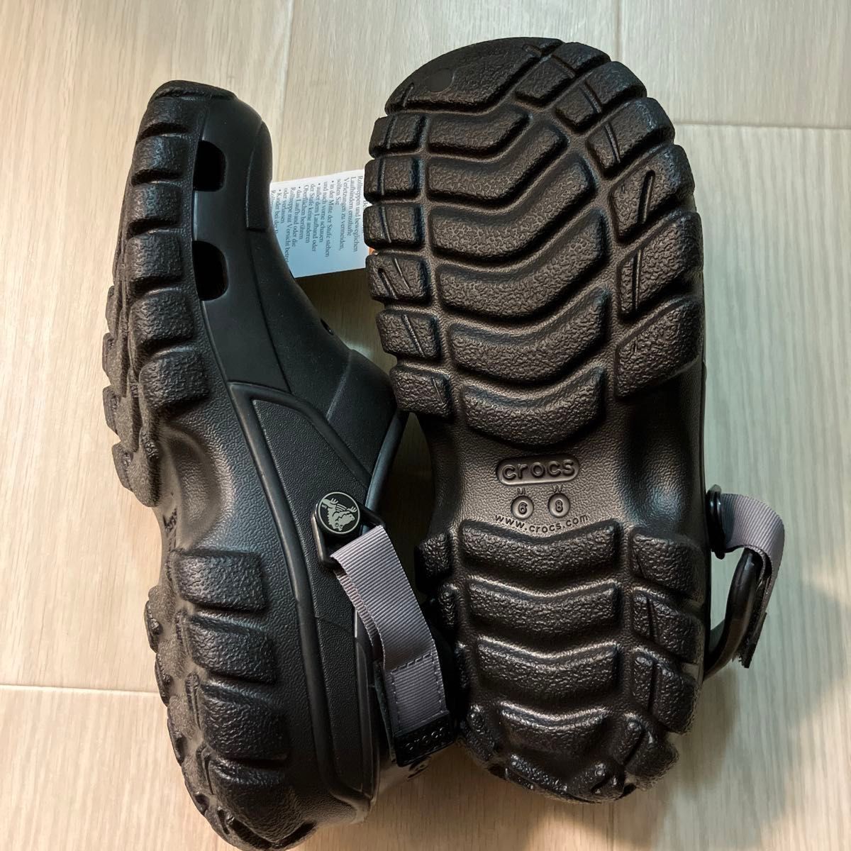 新品 24cm クロックス オフロード スポーツ クロッグ ブラック 新品 24cm クロックス オフロード スポーツ クロッグ ブラック