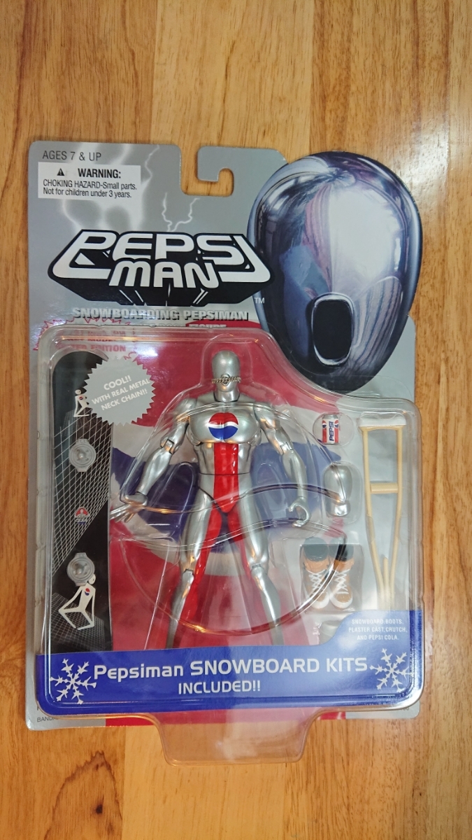 [ new goods unused beautiful goods ] Pepsiman Ultra free Poe z figure Cola VERSION snowboard 