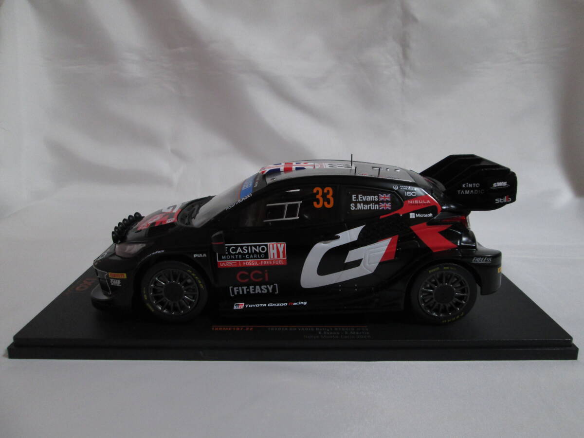 イクソ 1/18 トヨタ GR ヤリス HYBRID WRT Rally 2024年 イクソ 1/18 トヨタ GR ヤリス HYBRID WRT Rally 2024年