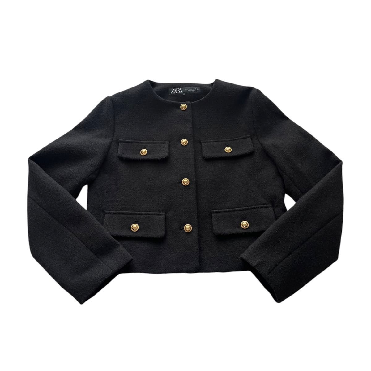 ZARA ザラ フラップクロップドジャケット|Yahoo!フリマ(旧 ZARA ザラ フラップクロップドジャケット|Yahoo!フリマ(旧