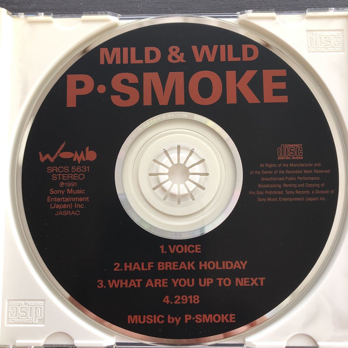 CD／P・スモーク／MILD&WILD／チャー、カールスモーキー石井_画像3