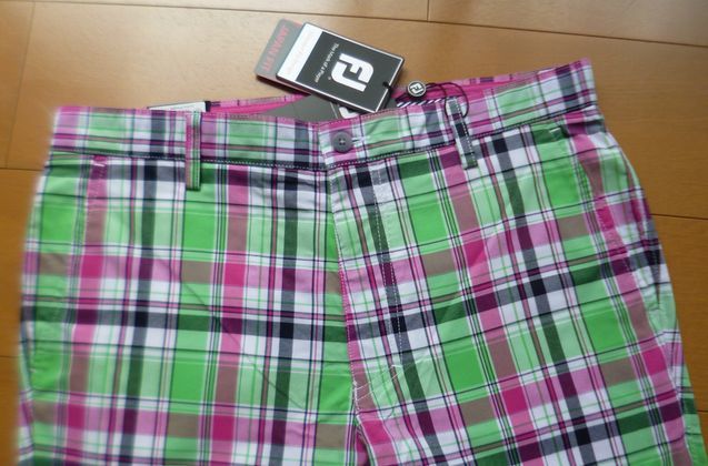 ◆FOOT JOY◆フットジョイ◆チェックパンツ②◆31◆78.5㎝◆ミント