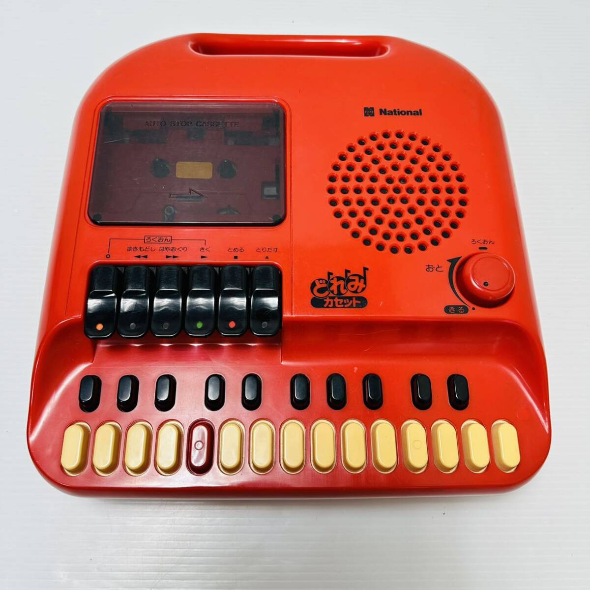 希少・動作品】 National ナショナル どれみカセット カセット付 希少・動作品】 National ナショナル どれみカセット カセット付