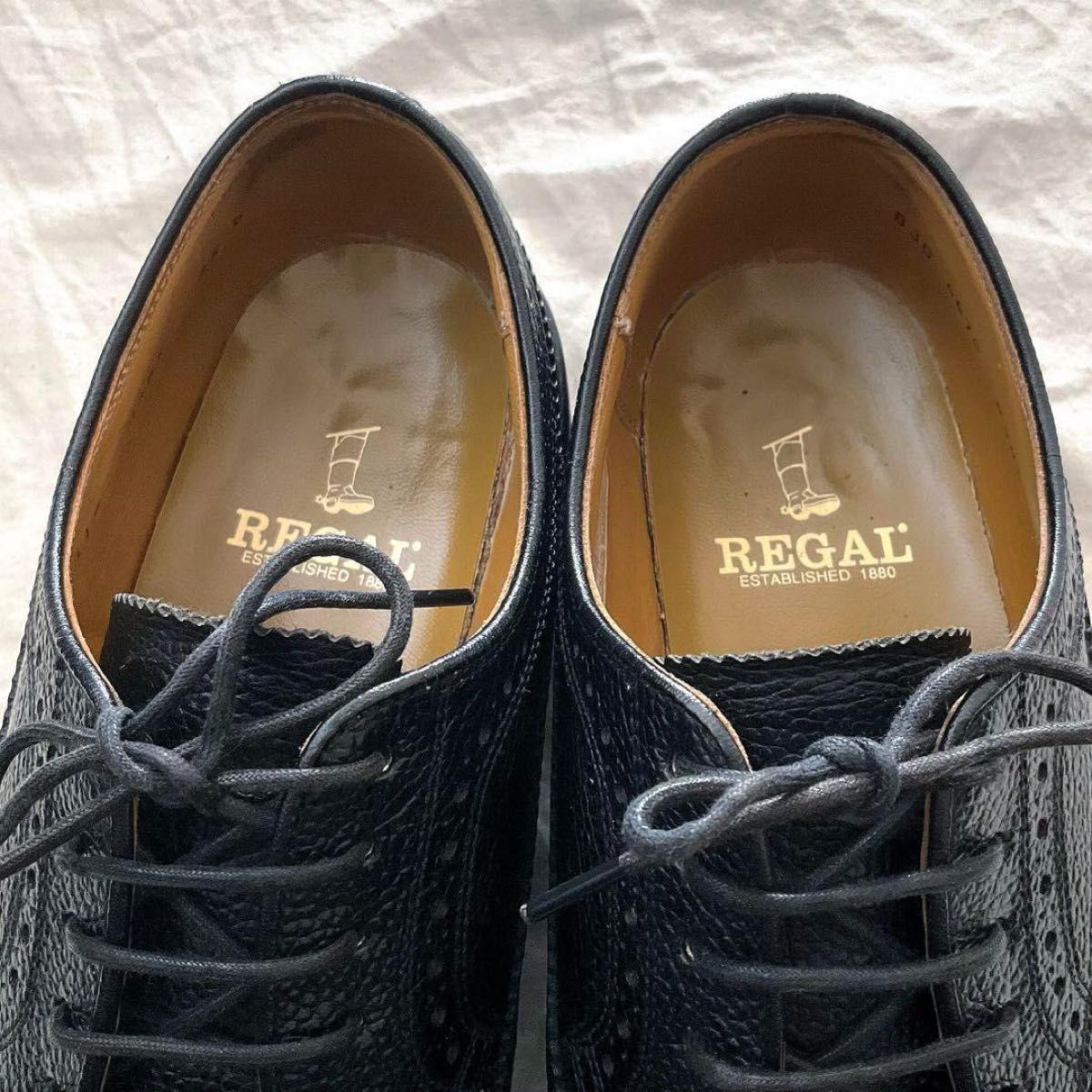 REGAL ストレートチップ(大きいサイズ:革底)(01DRCHEB REGAL ストレートチップ(大きいサイズ:革底)(01DRCHEB