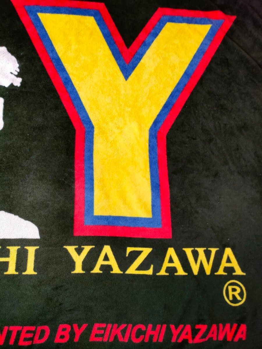 美品】 矢沢永吉スペシャルビーチタオル横顔シルエット EY 美品】 矢沢永吉スペシャルビーチタオル横顔シルエット EY