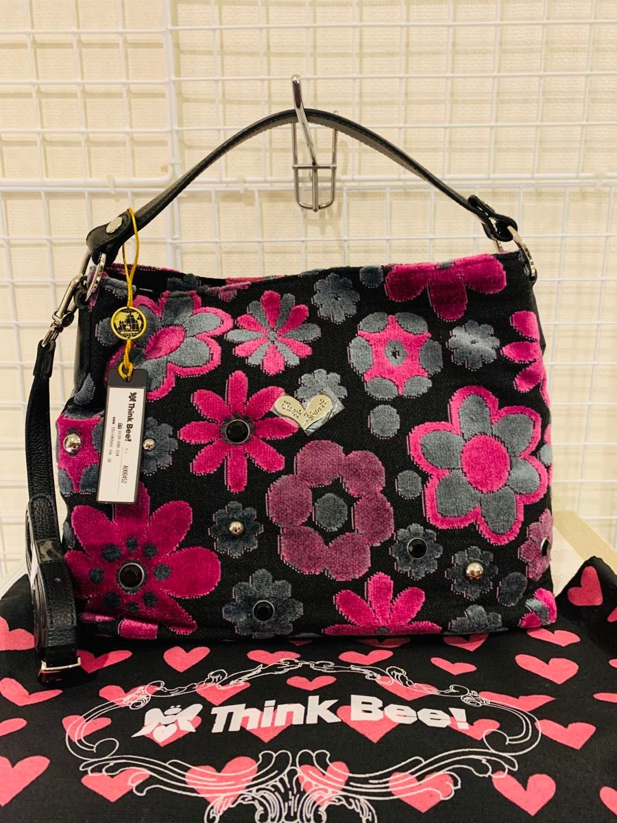 タグ付き未使用美品】thinkbee シンクビー 2way トートバッグ タグ付き未使用美品】thinkbee シンクビー 2way トートバッグ