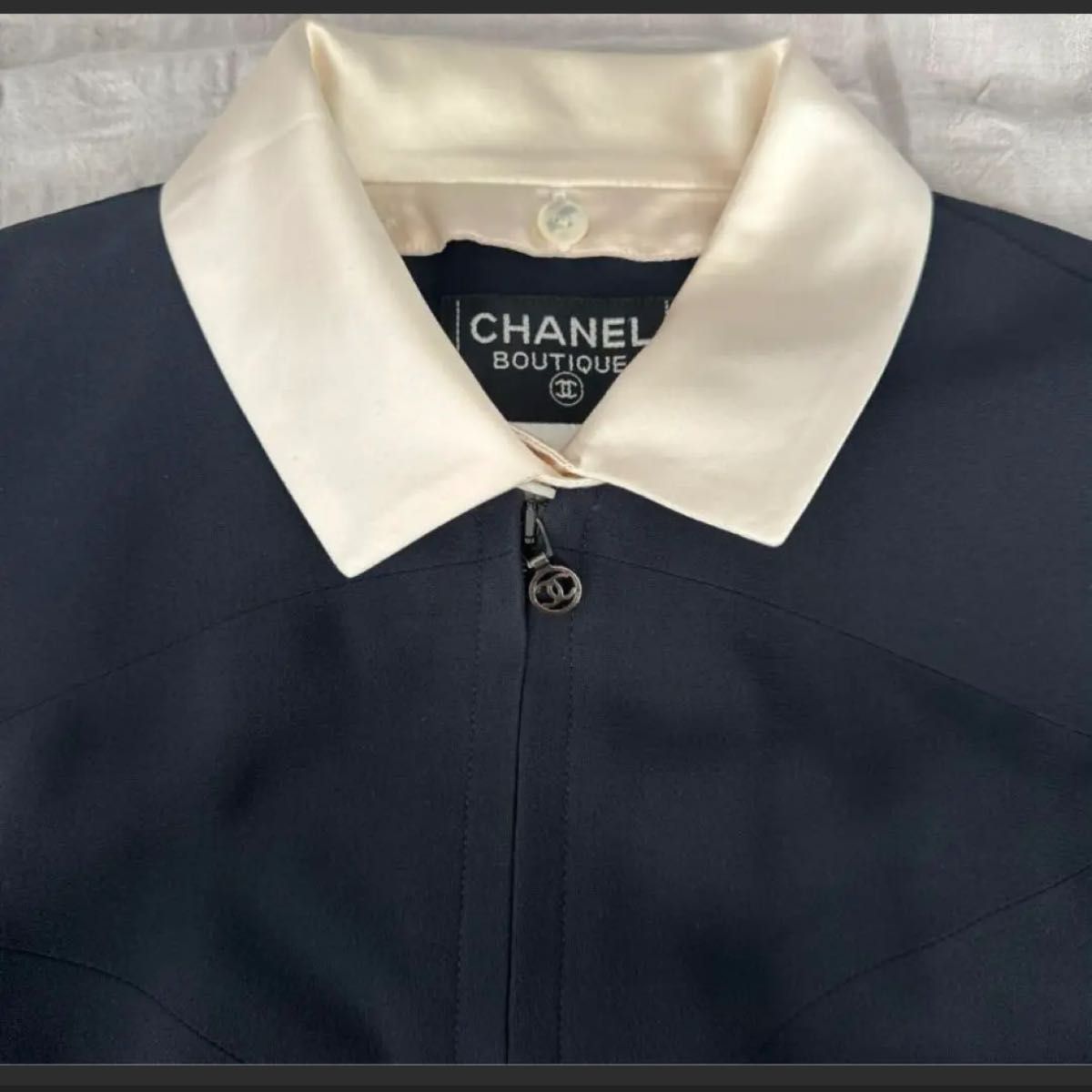 CHANEL シャネル】フォーマル ワンピース 制服 襟取り外し可能 CHANEL シャネル】フォーマル ワンピース 制服 襟取り外し可能