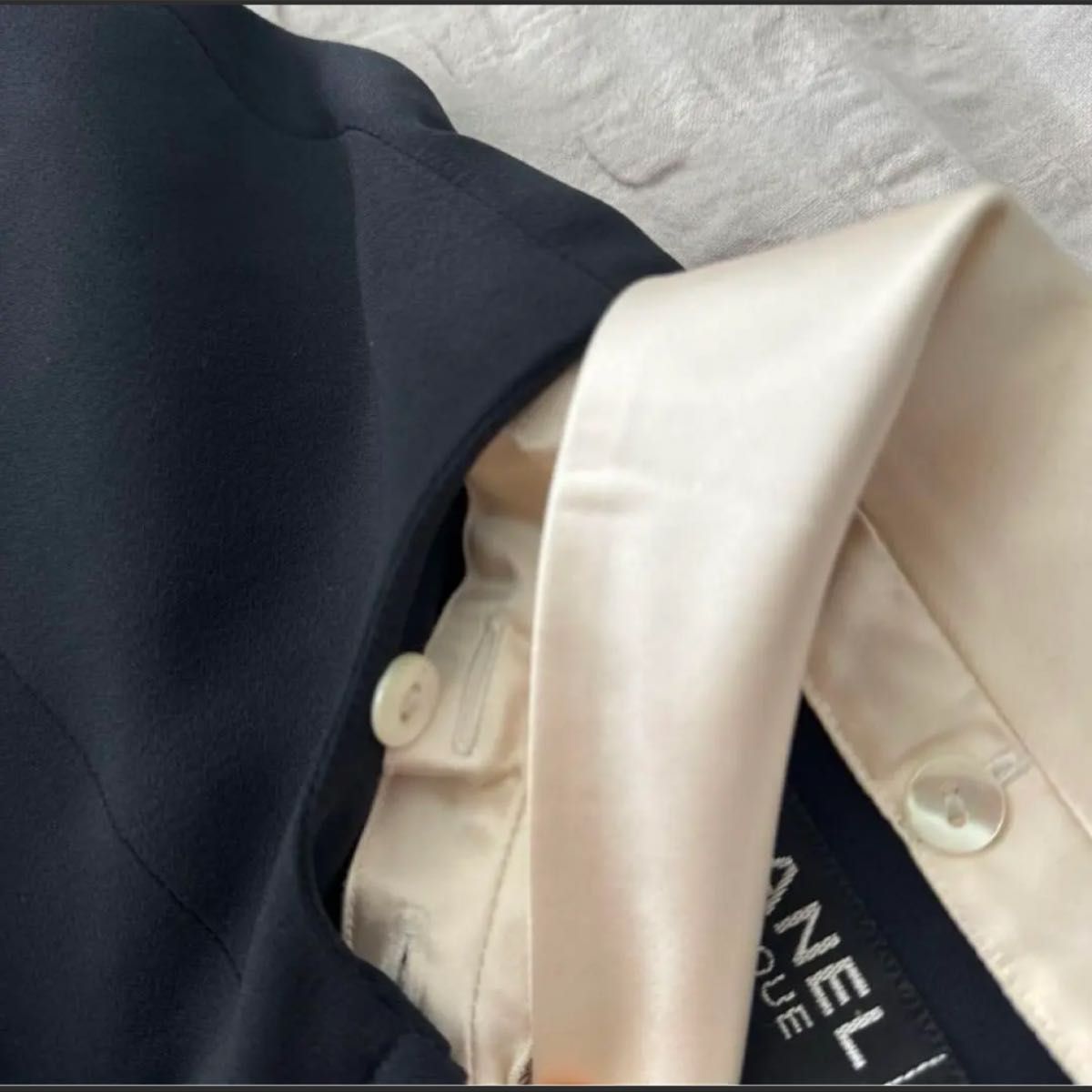CHANEL シャネル】フォーマル ワンピース 制服 襟取り外し可能 CHANEL シャネル】フォーマル ワンピース 制服 襟取り外し可能