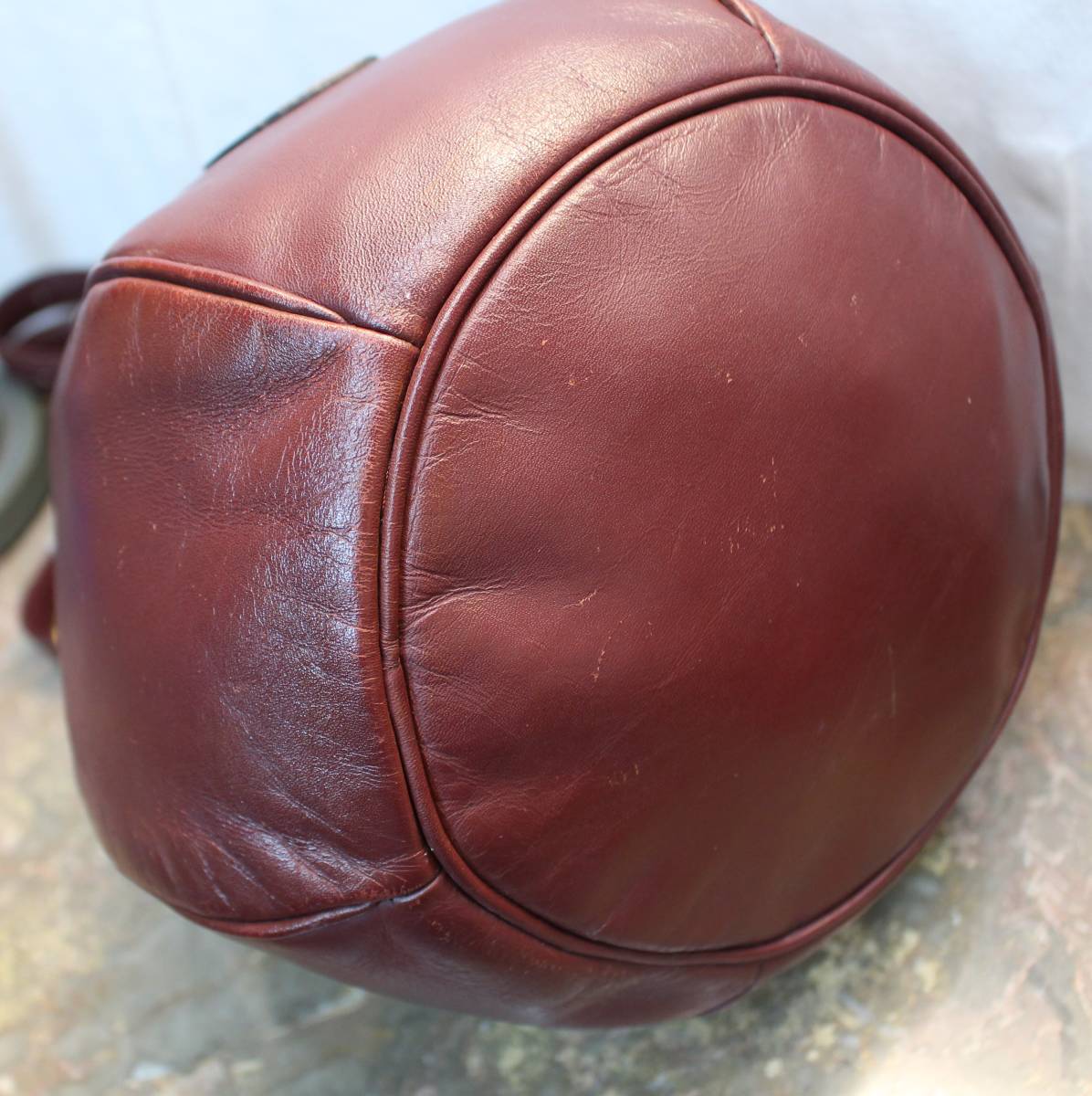 OLD Cartier MUST LINE LEATHER SHOULDER BAG MADE IN ITALY/オールド