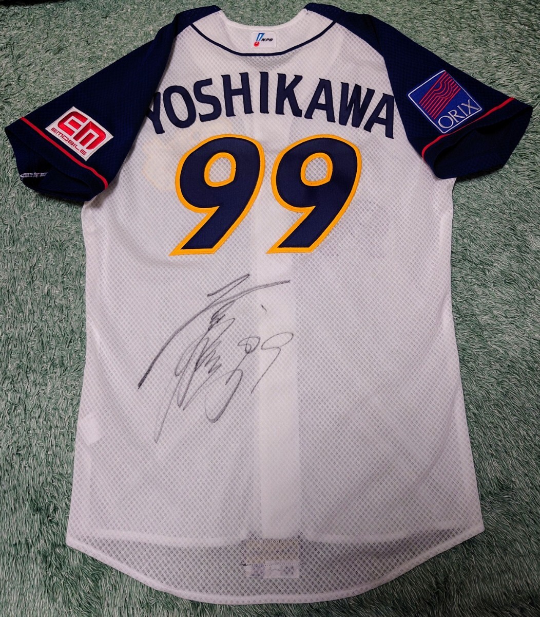 オリックスバファローズ 吉川勝成 プロコレユニフォーム オーセンティックユニフォーム サイズO 大阪近鉄バファローズ