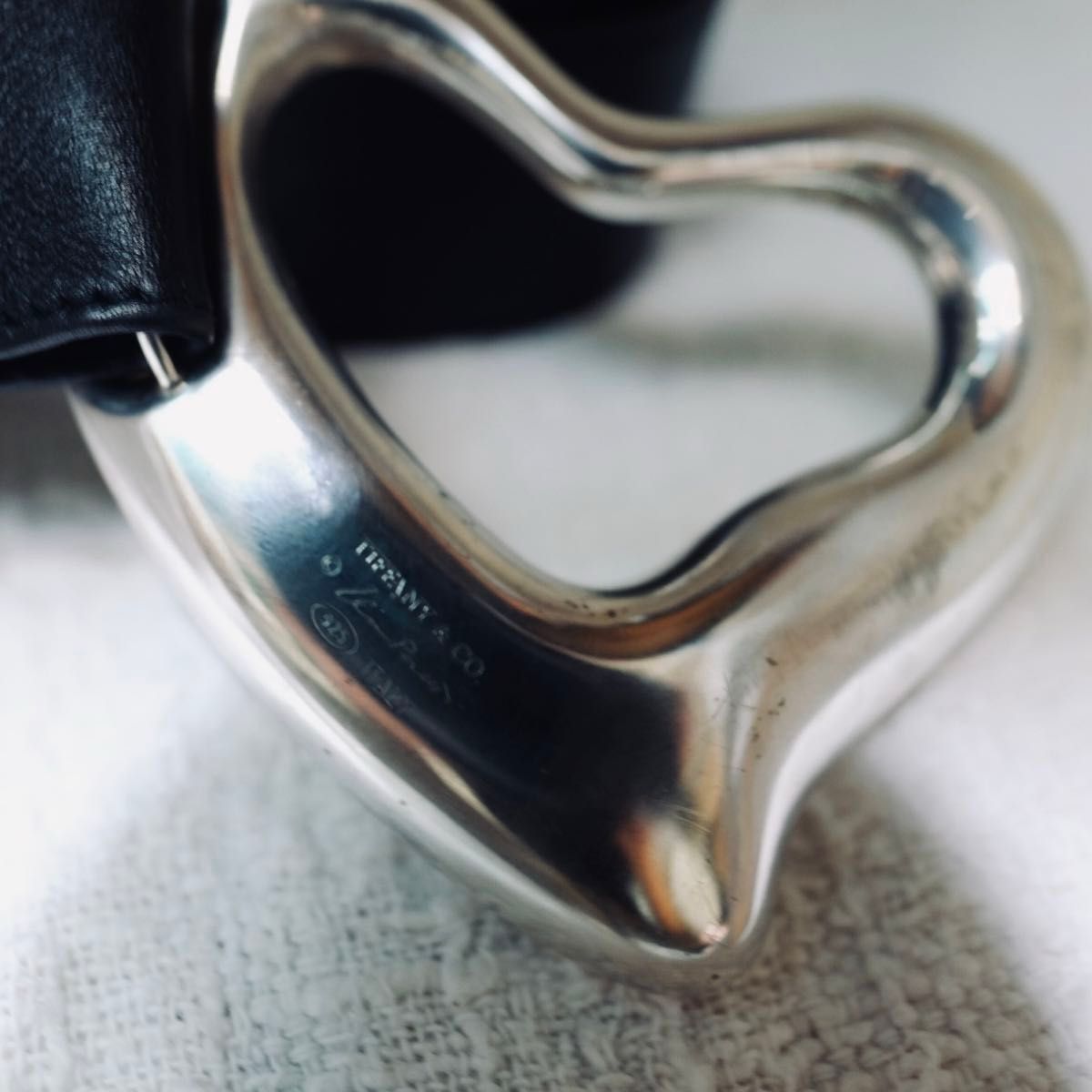 SALE】Tiffany&Co elsa peretti バックルベルトヴィンテージ SALE】Tiffany&Co elsa peretti バックルベルトヴィンテージ