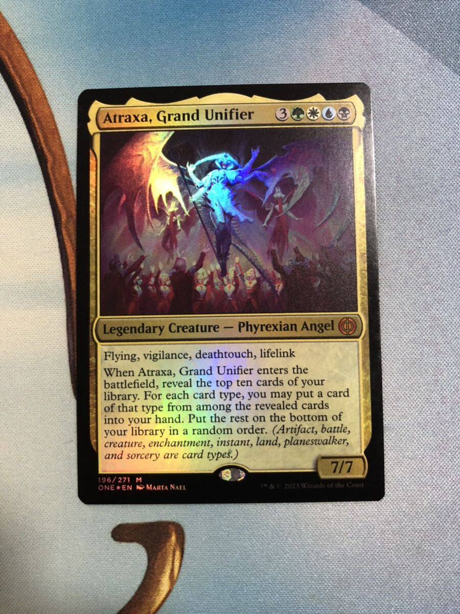 【MTG】《偉大なる統一者、アトラクサ/Atraxa, Grand Unifier》【Foil】[ファイレクシア：完全なる統一/ONE] [英/ENG] ※海外印刷品
