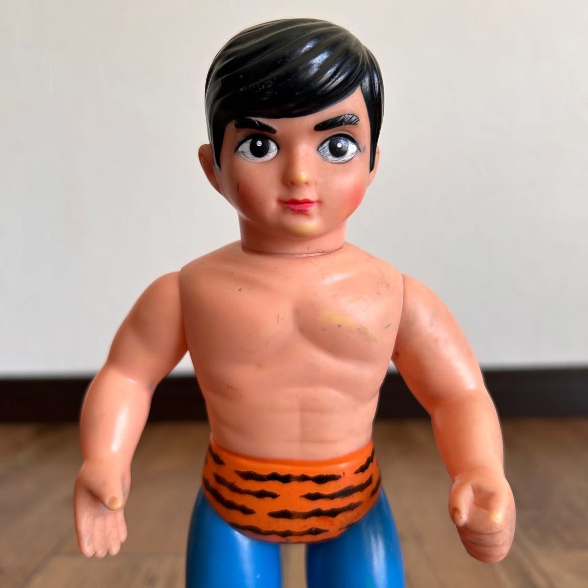 タイガーマスク ソフビ 当時物 昭和レトロ 梶原一騎 辻なおき タイガーマスク ソフビ 当時物 昭和レトロ 梶原一騎 辻なおき
