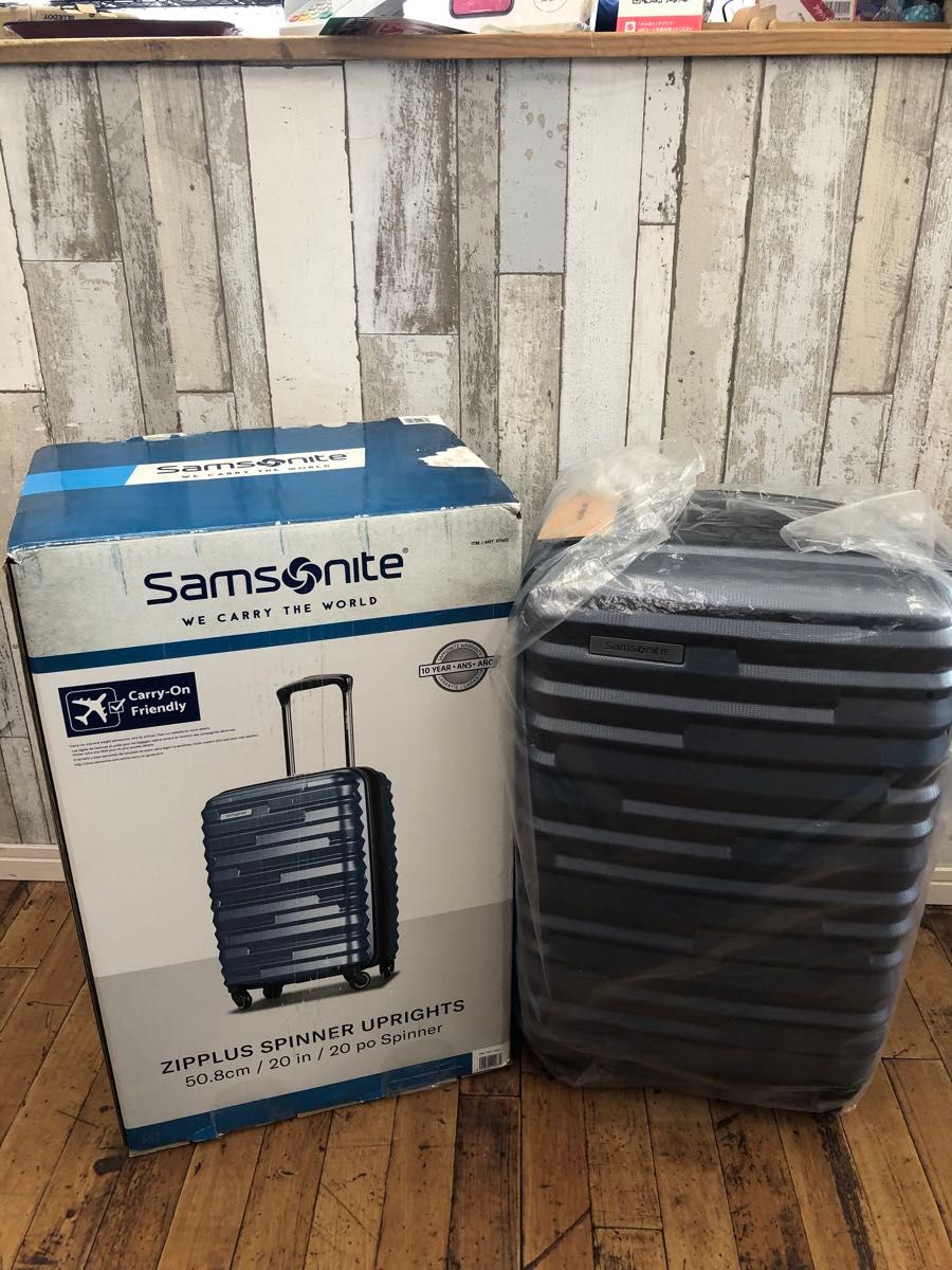 【開封のみ・未使用】Samsonite ZIPPLUS SPINNER サムソナイト 20インチ スーツケース ブルー 【開封のみ・未使用】Samsonite ZIPPLUS SPINNER サムソナイト 20インチ スーツケース ブルー