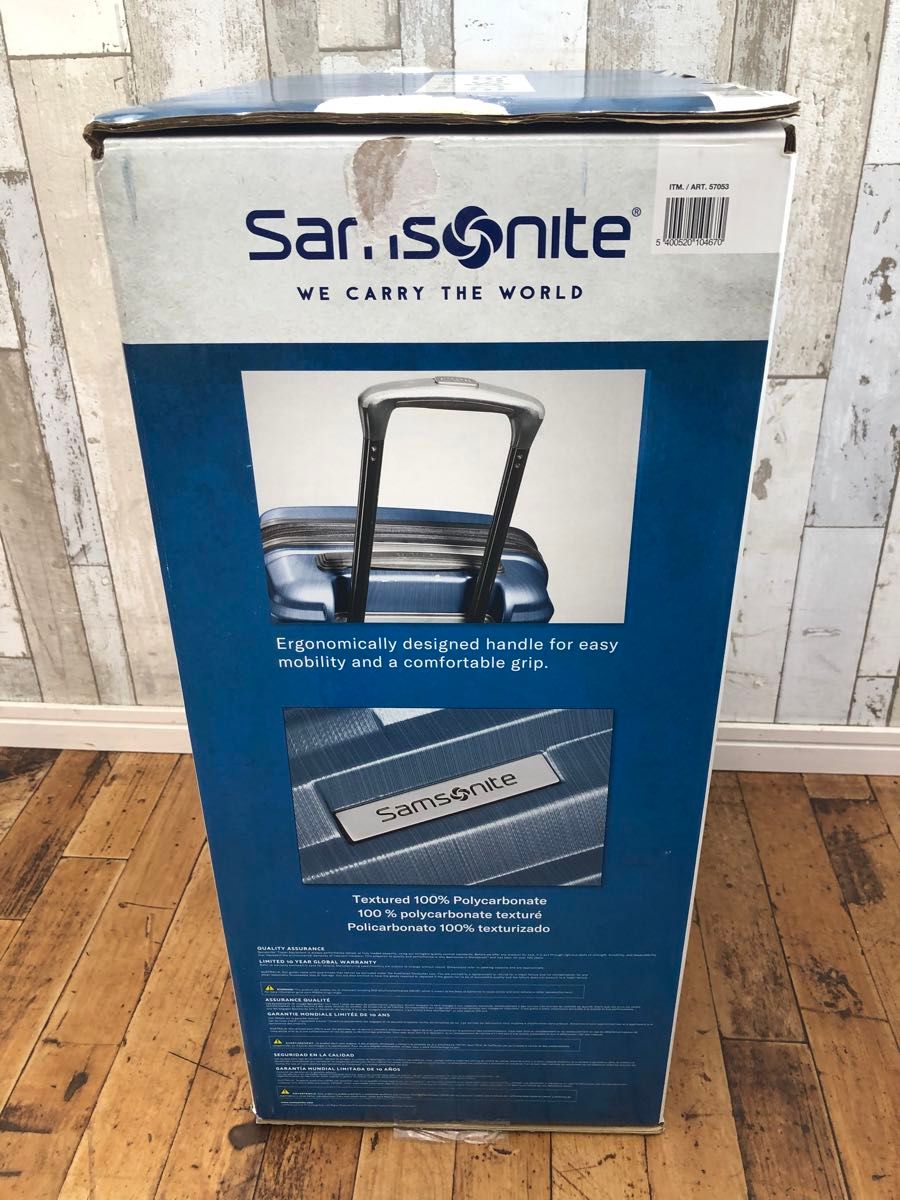 【開封のみ・未使用】Samsonite ZIPPLUS SPINNER サムソナイト 20インチ スーツケース ブルー 【開封のみ・未使用】Samsonite ZIPPLUS SPINNER サムソナイト 20インチ スーツケース ブルー