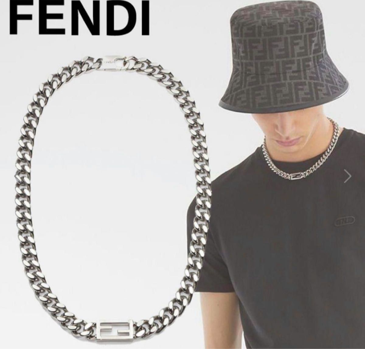 FENDI バゲットネックレス シルバー フェンディ 喜平|Yahoo FENDI バゲットネックレス シルバー フェンディ 喜平|Yahoo