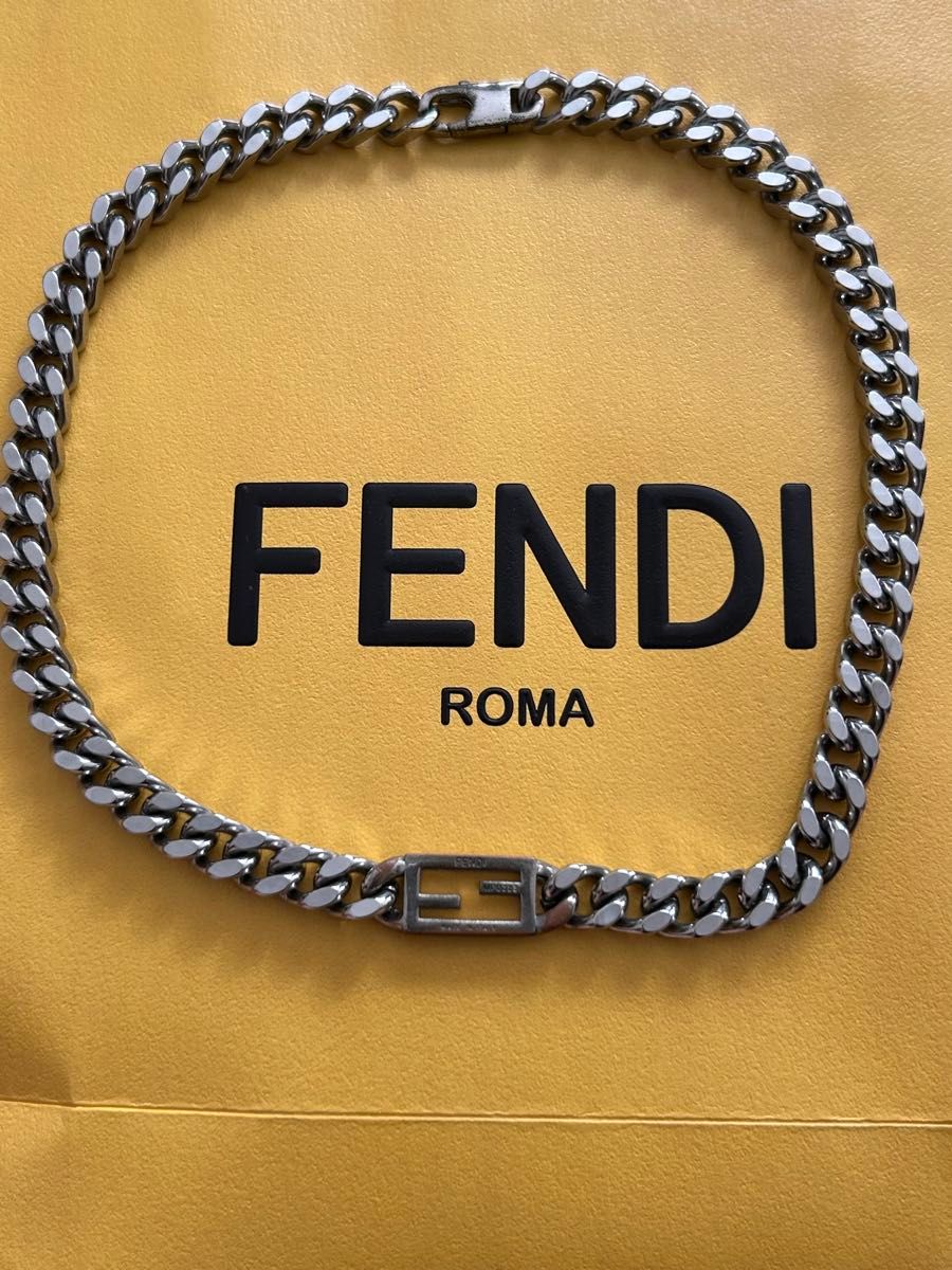 FENDI バゲットネックレス シルバー フェンディ 喜平|Yahoo FENDI バゲットネックレス シルバー フェンディ 喜平|Yahoo