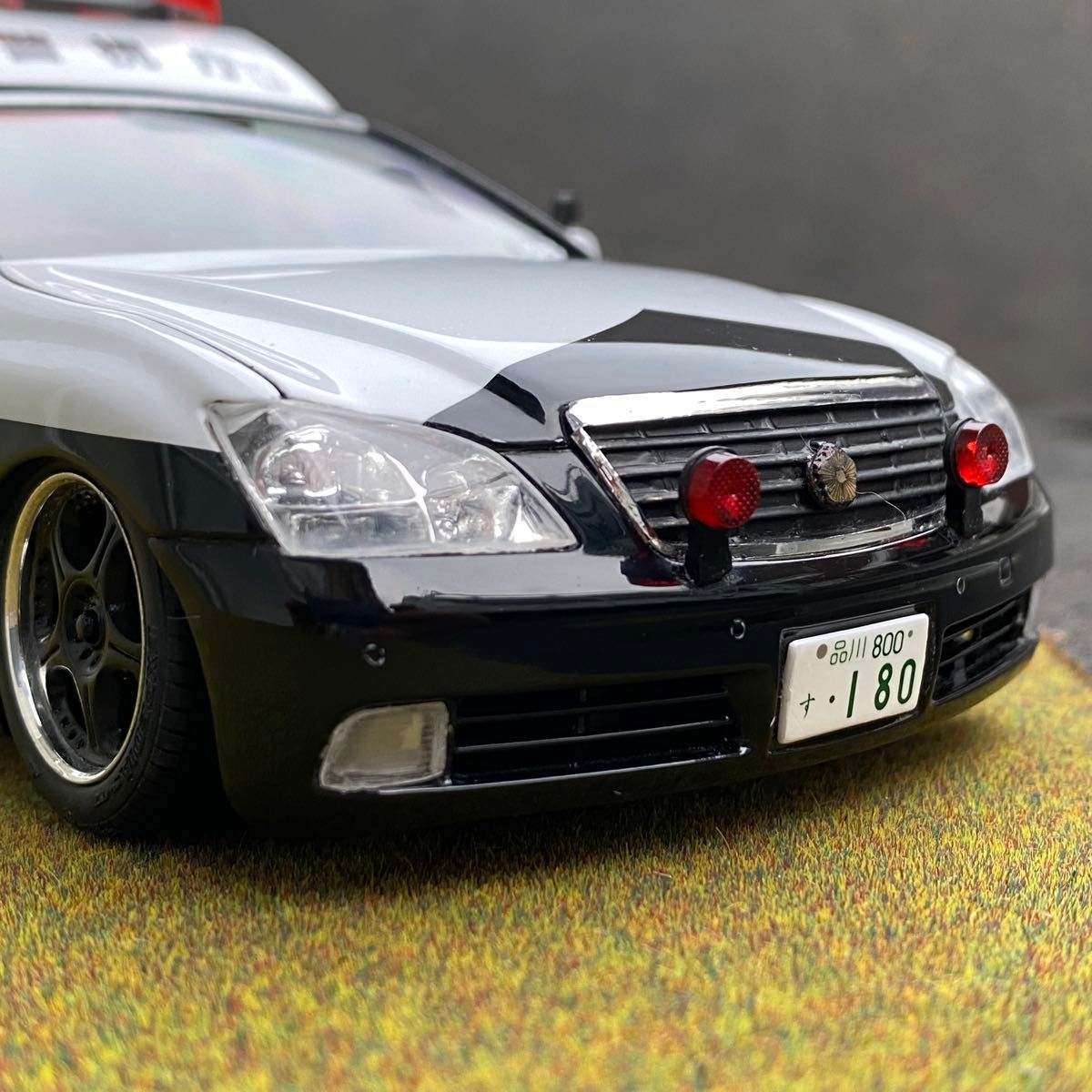 18ゼロクラ パトカー改 アオシマ文化教材1/24完成品 送料無料 18ゼロクラ パトカー改 アオシマ文化教材1/24完成品 送料無料