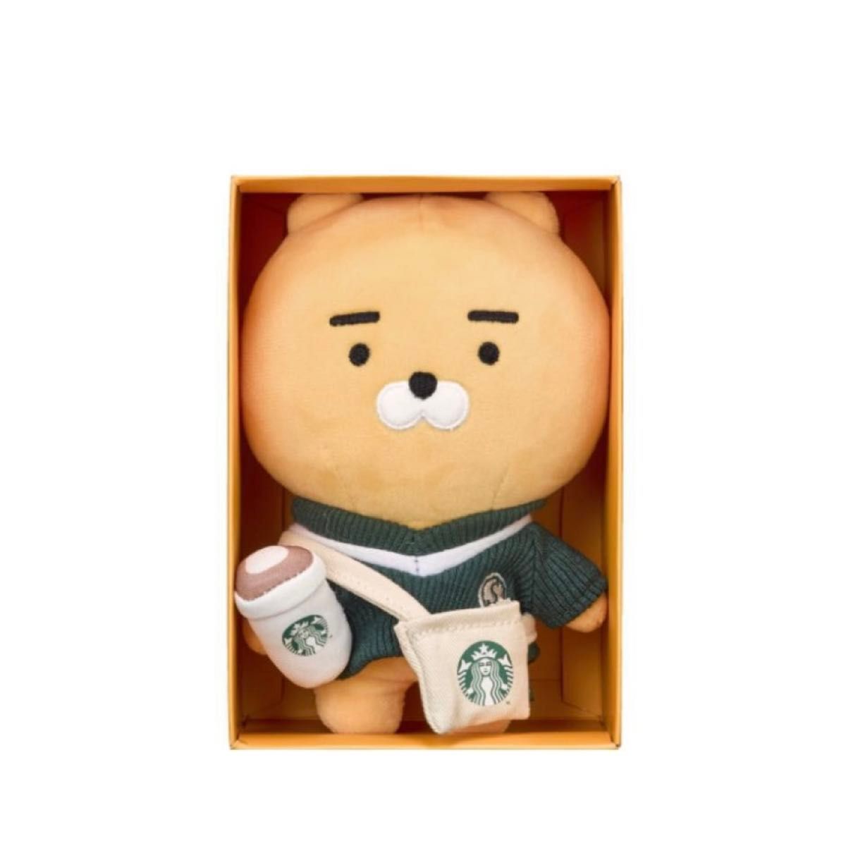 韓国限定 スタバ カカオフレンズ チュンシク ライアン マスコットキーホルダー 韓国限定 スタバ カカオフレンズ チュンシク ライアン