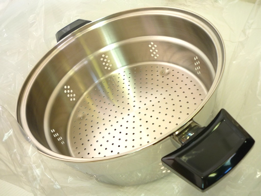 新品 Royal Queen ロイヤルクイーン 両手鍋 蒸し器 蓋 大鍋 6コート