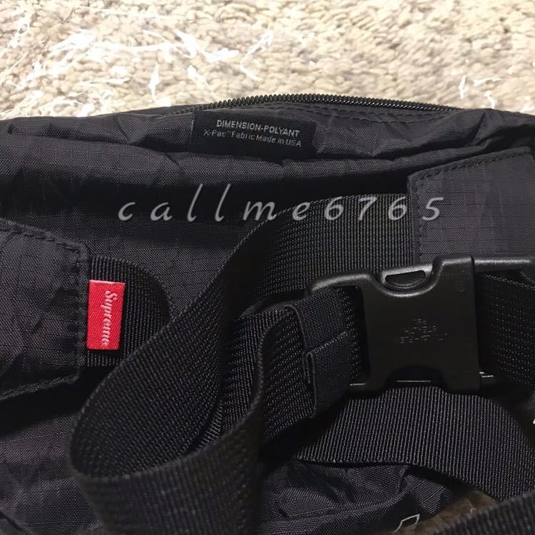 【新品】 18aw Supreme Waist Bag black ブラック 黒 ウエストバッグ シュプリーム 18fw 国内正規品 即納_画像3