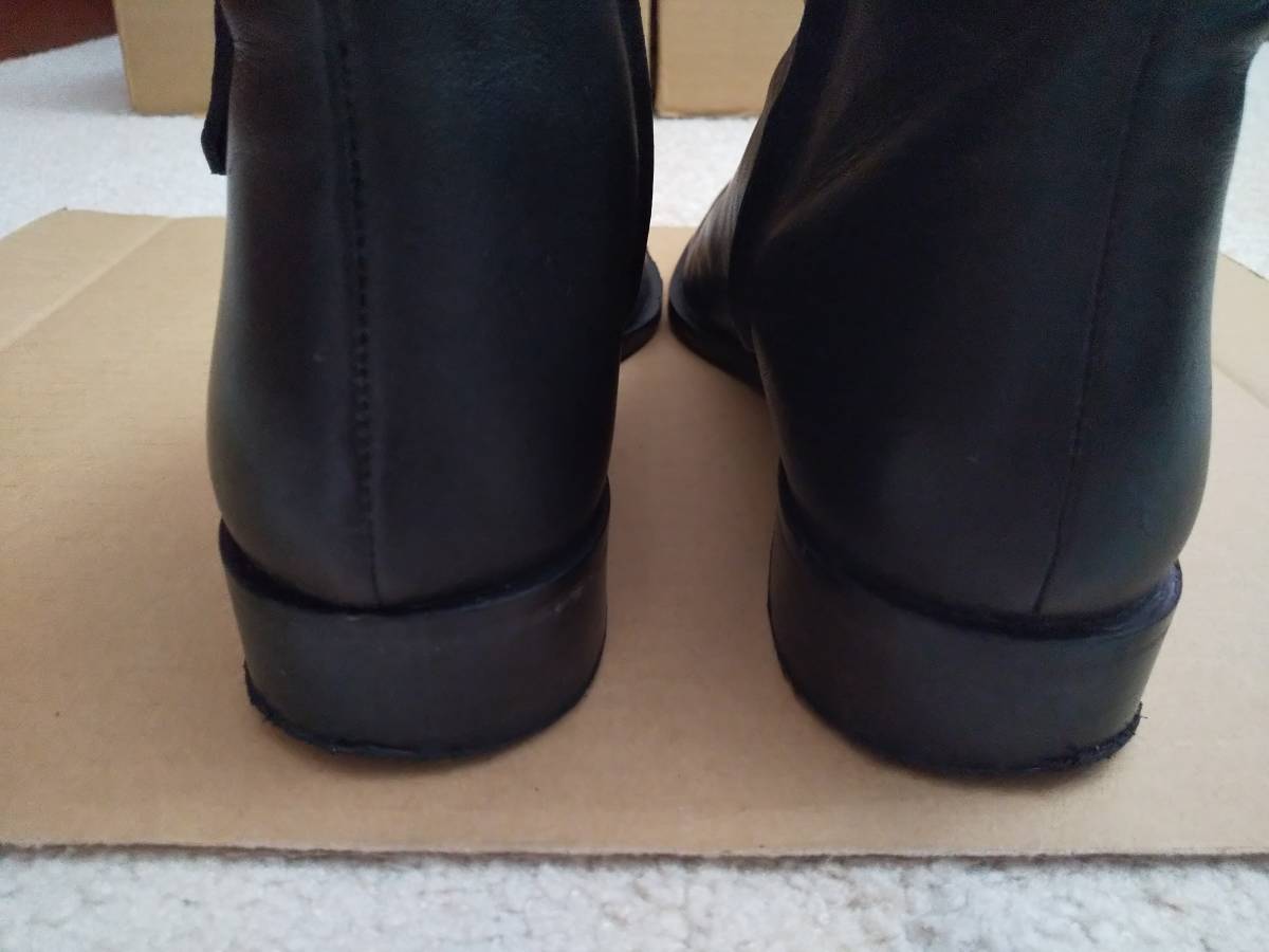 * price cut 2* Rose Bud ROSEBUD short boots leather original leather black black size 36 stylish good-looking 