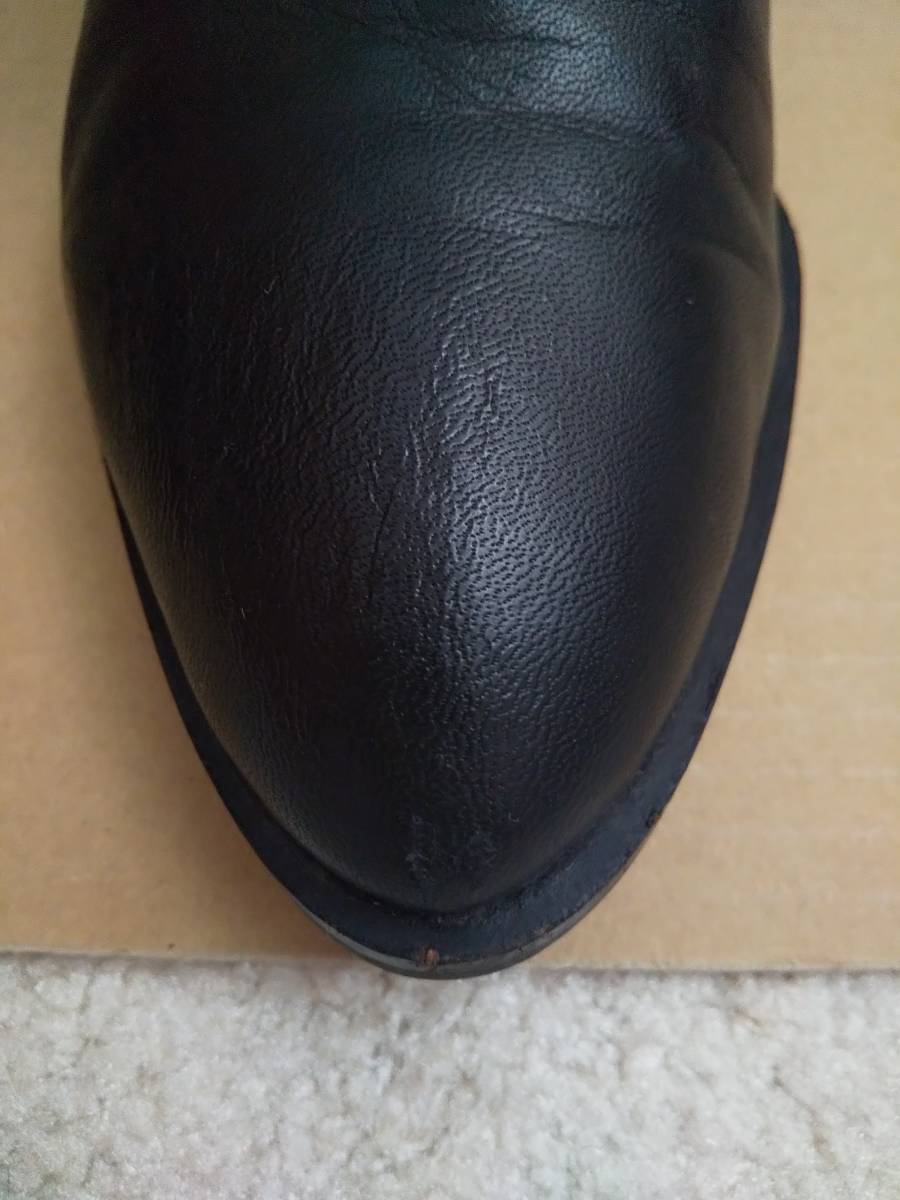 * price cut 2* Rose Bud ROSEBUD short boots leather original leather black black size 36 stylish good-looking 