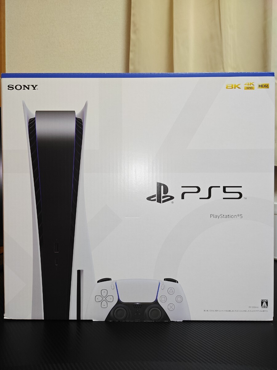 PlayStation5　コントローラ付き　本体　ディスクドライブ搭載型　CFI‐1200A　PS5　プレステ5　SONY　中古