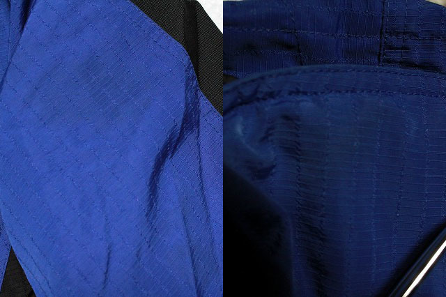 90's ノースフェイス EXTREME LIGHT フード付き ナイロンジャケット 黒青系 (WOMENS 8) エクストリーム THENORTHFACE 10