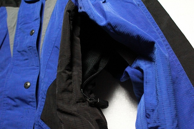 90's ノースフェイス EXTREME LIGHT フード付き ナイロンジャケット 黒青系 (WOMENS 8) エクストリーム THENORTHFACE 7