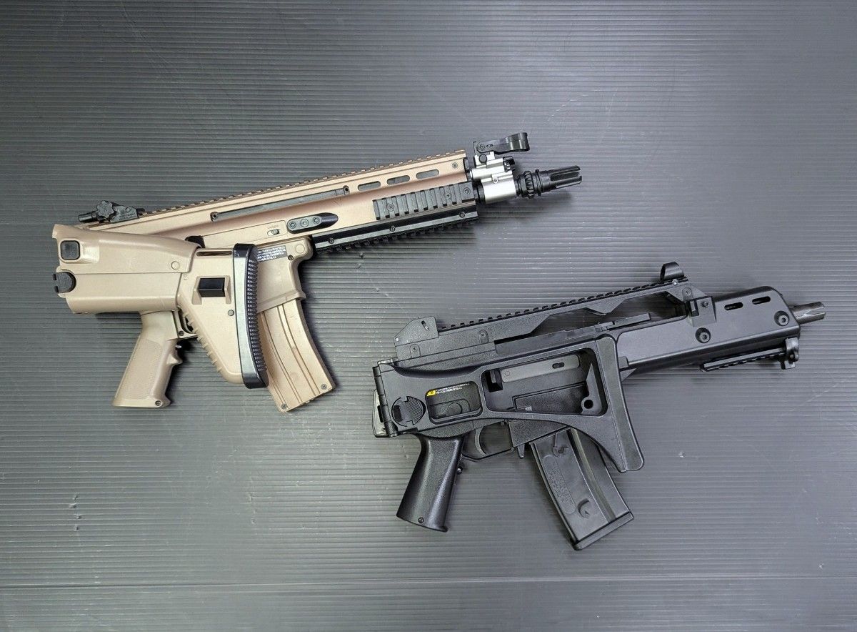内部強化済み SCAR-L とG36C 電動ガンボーイズ カスタム 10歳 内部強化済み SCAR-L とG36C 電動ガンボーイズ カスタム 10歳