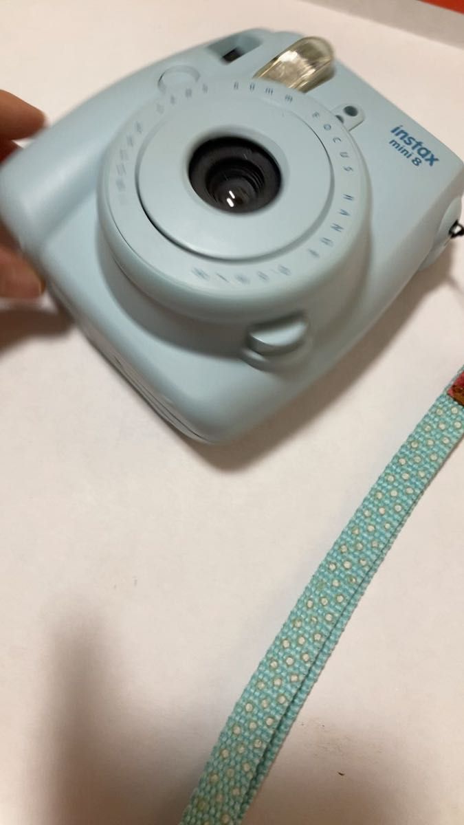 instax mini8 フィルムカメラ コンパクトフィルムカメラ 中古美品