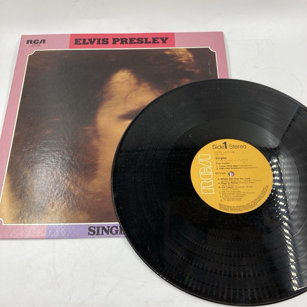 Elvis Presley エルヴィス・プレスリー ４枚まとめ売り SINGLES バーニング・ラブ カリフォルニア・ホリデー SEPARATE WAYS ★K2543R2