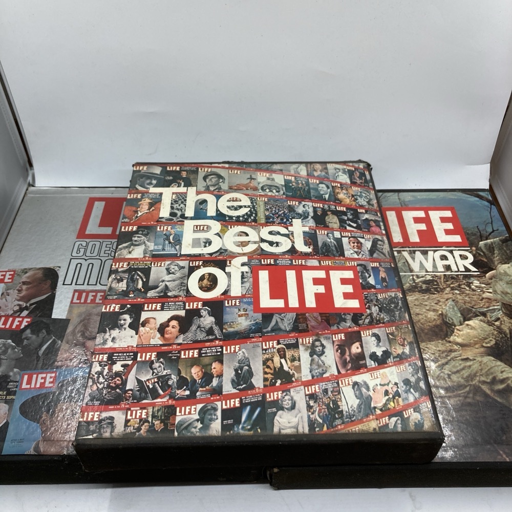 古書 古本 写真集 3冊セット LIFE AT WAR + LIFE GOES TO THE MOVIES + THE BEST OF LIFE タイム ライフ ブックス 戦争 映画 生活★K2655B7
