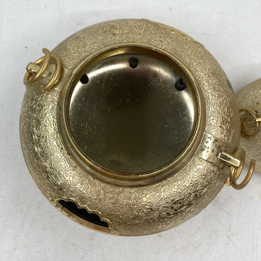 Yahoo!オークション - 黄金茶釜 24KGP 金メッキ 蓋付き 香炉