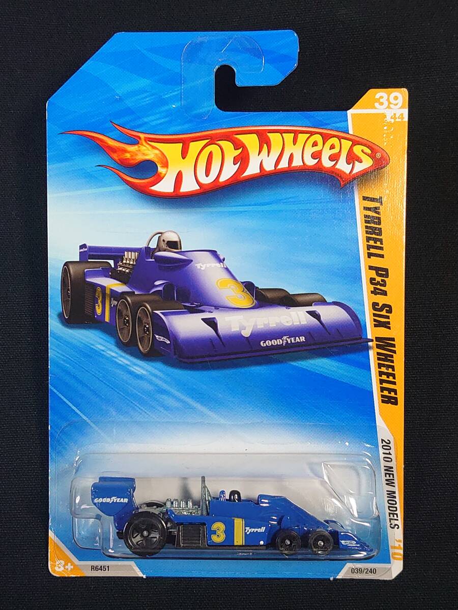 ★ホットウィール★ 2010 TYRRELL P34 SIX WHEELER / ティレル タイレル たいれる ６輪車 青/ブルー Hot Wheels HW (送料:290円~) ②