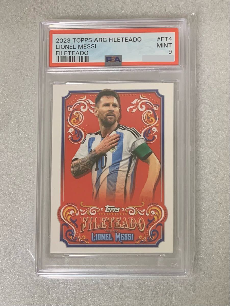 PSA9 Lionel Messi 2023 Topps Argetina Fileteado World Cup Legends メッシ アルゼンチン ワールドカップ レジェンド サッカー カード