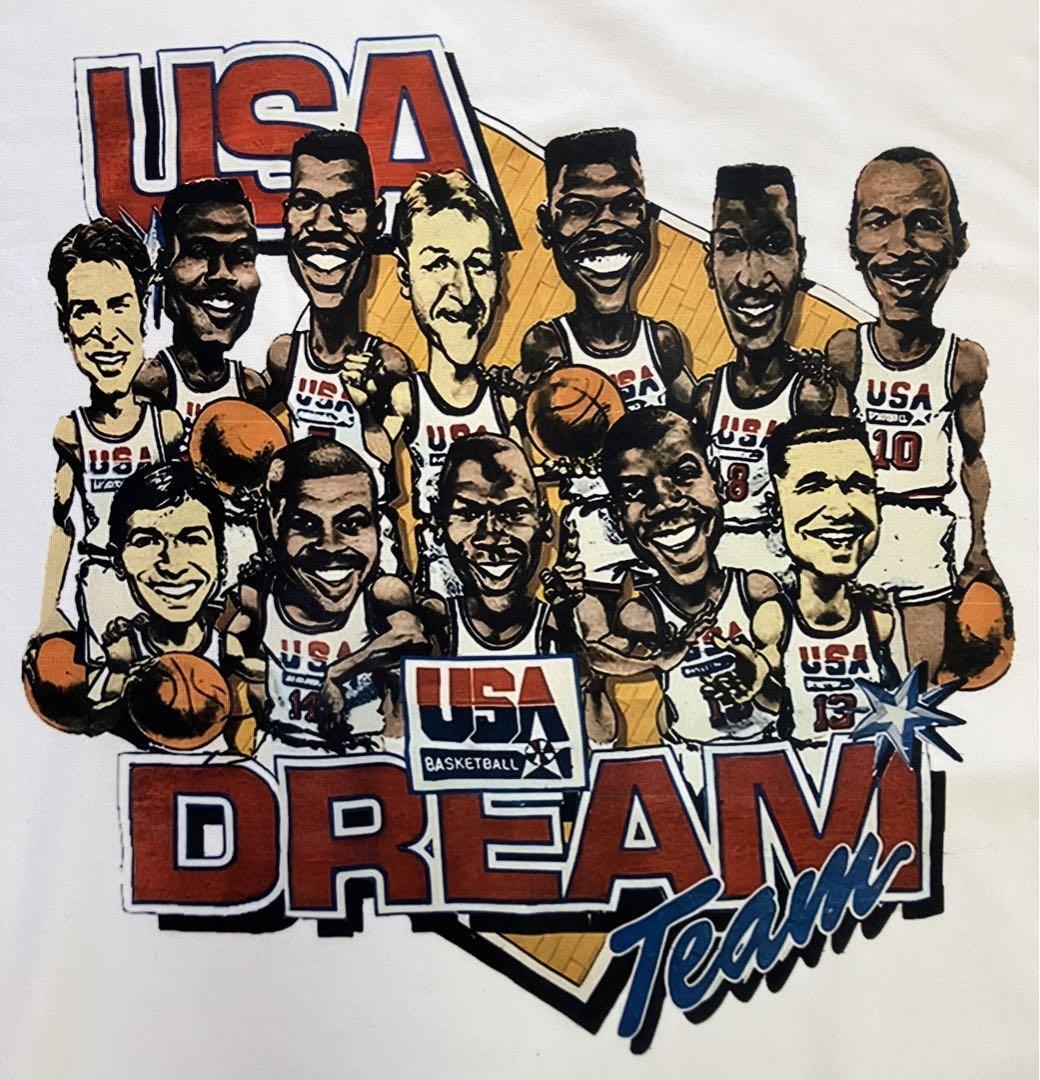 未使用品 バスケットボール USA代表 初代ドリームチーム Tシャツ 未使用品 バスケットボール USA代表 初代ドリームチーム Tシャツ
